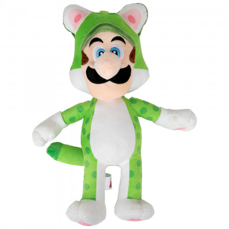 Super Mario Bros. Cat Luigi Power-Up Plush Doll